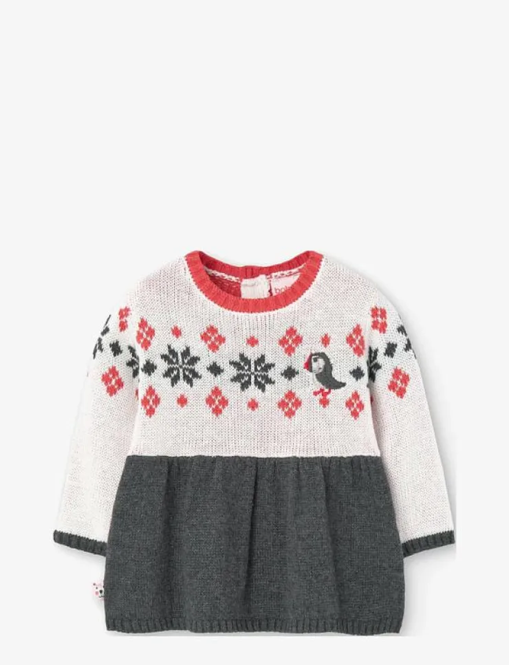 Boboli Knitwear dress for baby girl -BCI - Långärmade vardagsklänningar|Barn Klänningar & Kjolar