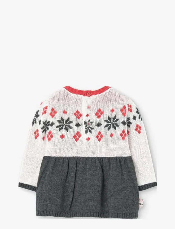 Boboli Knitwear dress for baby girl -BCI - Långärmade vardagsklänningar|Barn Klänningar & Kjolar