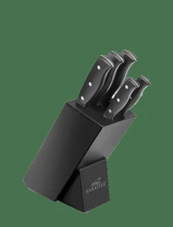 Lion Sabatier Köksknivar & Knivtillbehör|Knivblock och knivar Mon Bloc 6 delar Svart - Knivset