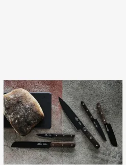 Lion Sabatier Köksknivar & Knivtillbehör|Knivset Phenix 5 delar Svart/Trä - Knivset