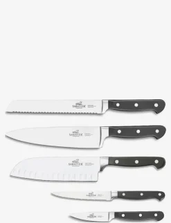 Lion Sabatier Köksknivar & Knivtillbehör|Knivset Pluton 5 delar Stål/Svart - Knivset