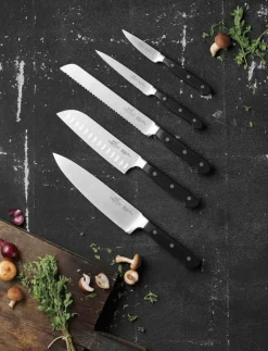 Lion Sabatier Köksknivar & Knivtillbehör|Knivset Pluton 5 delar Stål/Svart - Knivset
