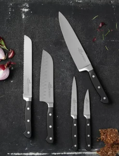 Lion Sabatier Köksknivar & Knivtillbehör|Knivset Pluton 5 delar Stål/Svart - Knivset