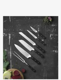 Lion Sabatier Knivset Pluton 6 delar Stål/Svart - Knivset| Köksknivar & Knivtillbehör