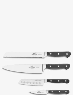 Lion Sabatier Knivset Pluton 4 delar Stål/Svart - Knivset| Köksknivar & Knivtillbehör