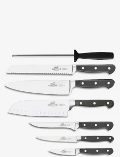 Lion Sabatier Knivset Pluton 7 delar Stål/Svart - Knivset| Köksknivar & Knivtillbehör