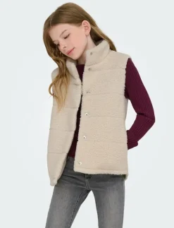 Kids Only KOGSANDRA TEDDY WAISTCOAT OTW - Väst|Barn Västar