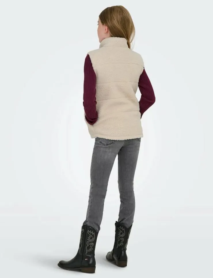 Kids Only KOGSANDRA TEDDY WAISTCOAT OTW - Väst|Barn Västar