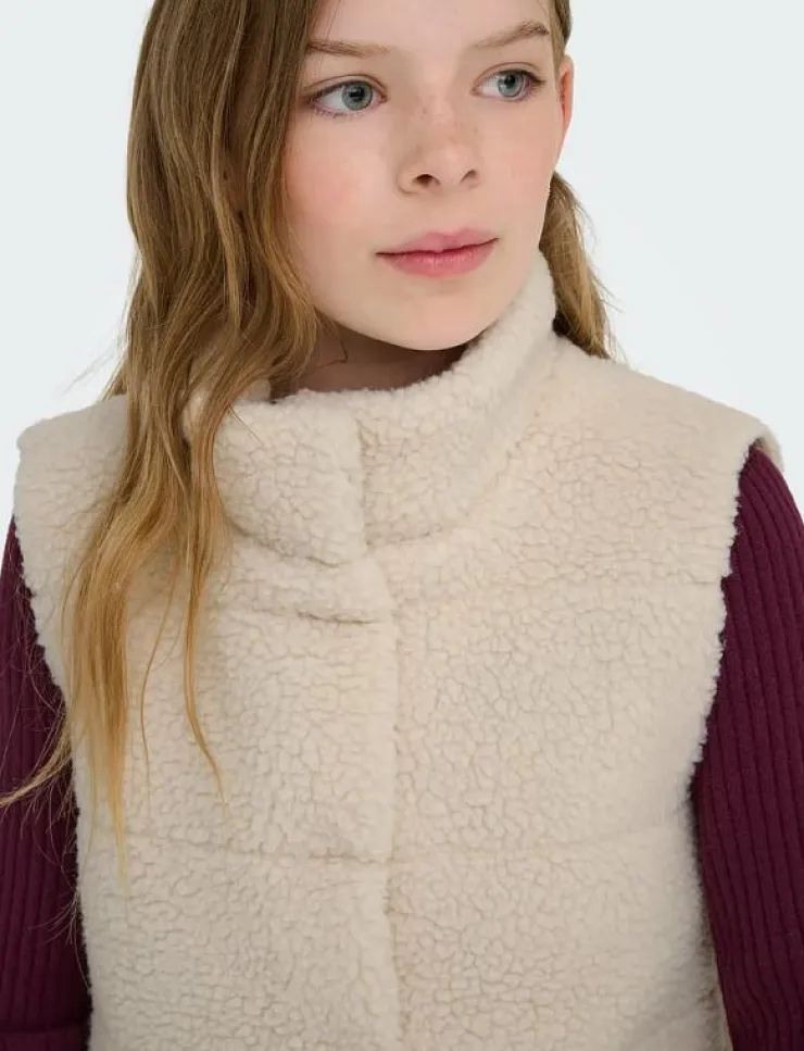 Kids Only KOGSANDRA TEDDY WAISTCOAT OTW - Väst|Barn Västar