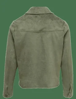 Kids Only KONKIRIS FAUX SUEDE SHIRT CS OTW - Långärmad skjorta|Barn Överdelar