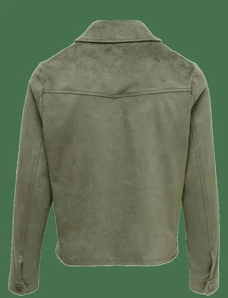 Kids Only KONKIRIS FAUX SUEDE SHIRT CS OTW - Långärmad skjorta|Barn Överdelar