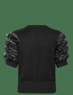 French Connection KRISTA MIX STACKED RUFFLE TOP - Kortärmade blusar|Kvinnor Blusar & Skjortor
