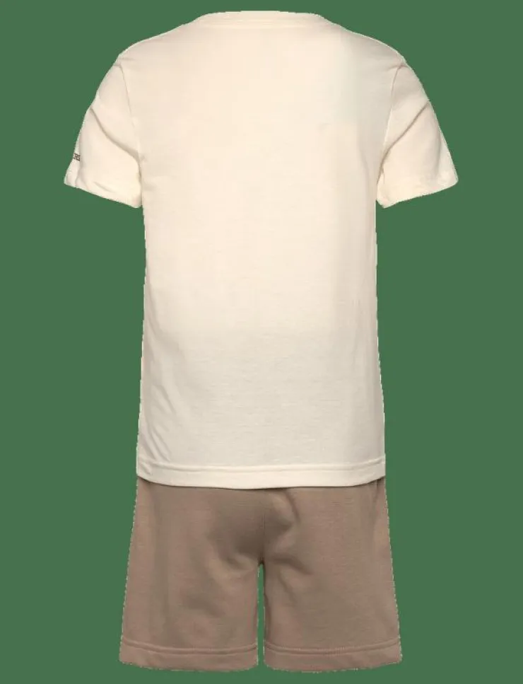 Barn Converse Set|KS-KNIT SHORT SET - Set med kortärmad t-shirt