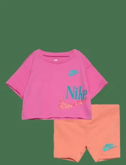 Barn Nike Set|KS-KNIT SHORT SET - Set med kortärmad t-shirt