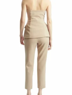 Kvinnor Bardot Kavajer|KYLIAN BUTTON FRONT TOP - Linnen