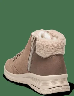 Kvinnor Rieker Varmfodrade Stövlar|L7701 - Platta ankelboots
