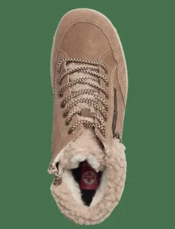 Kvinnor Rieker Varmfodrade Stövlar|L7701 - Platta ankelboots