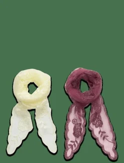 Coster Copenhagen Lace scarves - 2 pack - Sjalar|Kvinnor Sjalar & Halsdukar