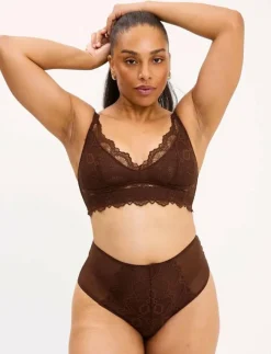 Kvinnor Understatement Underwear Bh:Ar|Lace Support Bra - Bralette