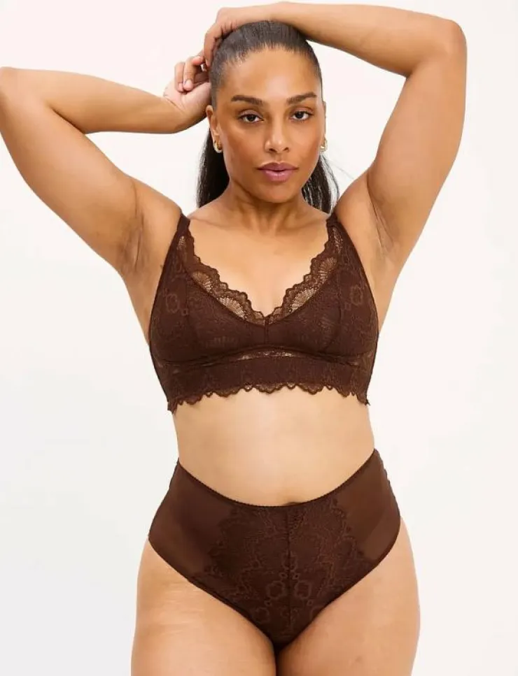 Kvinnor Understatement Underwear Bh:Ar|Lace Support Bra - Bralette