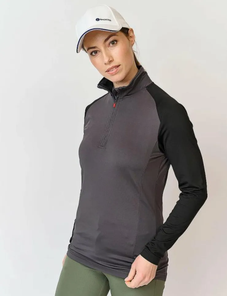 BACKTEE Ladies Zipneck Baselayer - Underställströjor|Kvinnor Underställ|Underställ