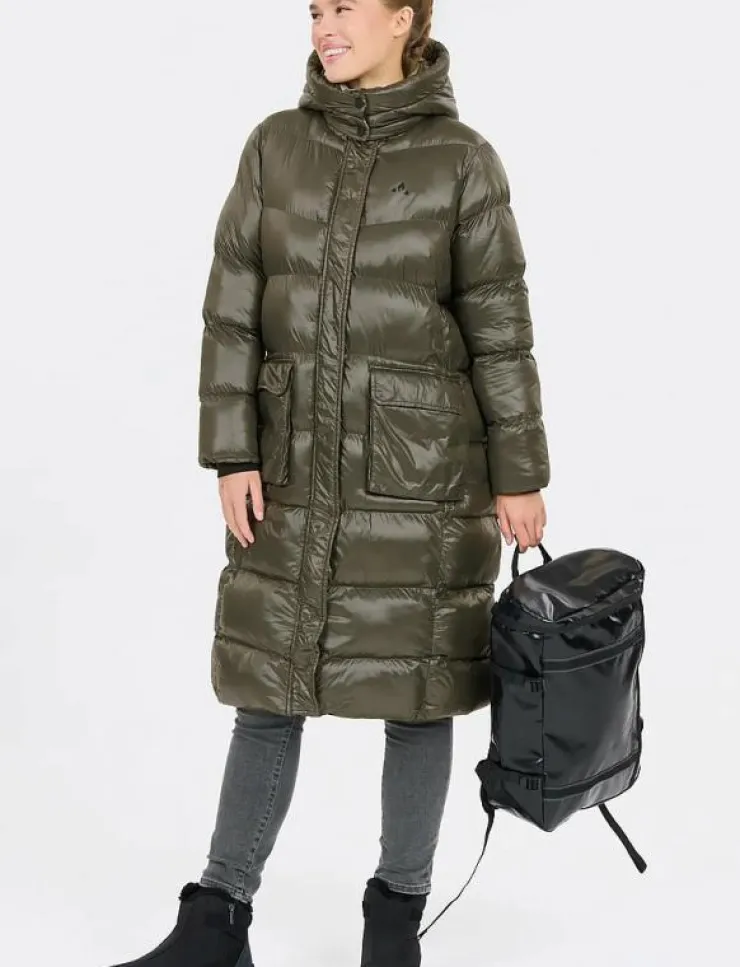 Whistler Lakewood W Long Puffer Jacket - Dunkappor|Kvinnor Jackor