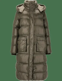 Whistler Lakewood W Long Puffer Jacket - Dunkappor|Kvinnor Jackor