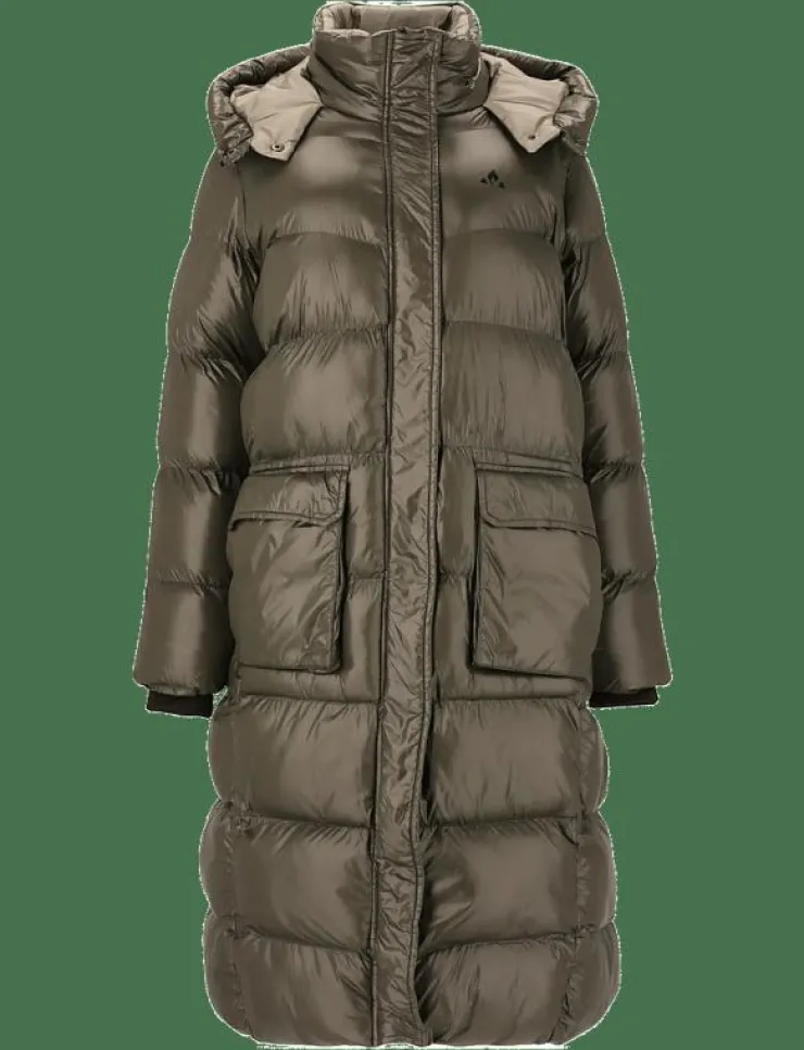 Whistler Lakewood W Long Puffer Jacket - Dunkappor|Kvinnor Jackor