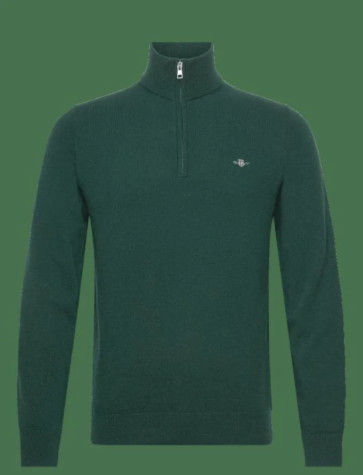 GANT Stickat|LAMBSWOOL BLEND HALF ZIP - Stickat