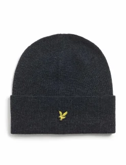Lyle & Scott Mössor & Hattar|Lambswool Blend Ribbed Beanie - Mössor