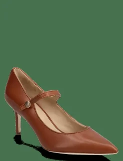 Kvinnor Lauren Ralph Lauren Högklackade Skor|Lanette Calfskin Mary Jane Pump - Klassiska pumps