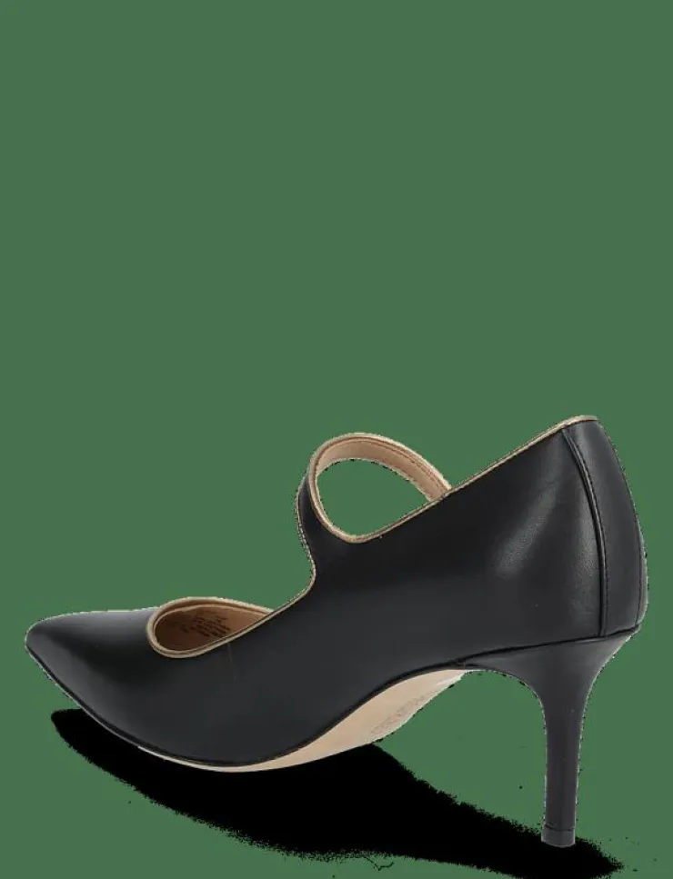 Kvinnor Lauren Ralph Lauren Högklackade Skor|Lanette Two-Tone Leather Mary Jane Pump - Klassiska pumps