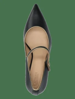 Kvinnor Lauren Ralph Lauren Högklackade Skor|Lanette Two-Tone Leather Mary Jane Pump - Klassiska pumps
