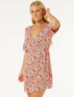 Rip Curl LAS DALIAS DITSY WRAP DRESS - Klänningar|Kvinnor Klänningar & Kjolar