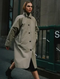 Kvinnor Minimum Jackor & Kappor|Laura coat 4318 - Trenchcoats