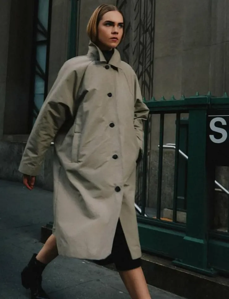 Kvinnor Minimum Jackor & Kappor|Laura coat 4318 - Trenchcoats