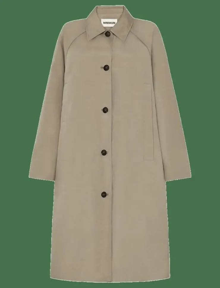 Kvinnor Minimum Jackor & Kappor|Laura coat 4318 - Trenchcoats