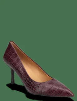 WODEN Laura Croco - Pumps|Kvinnor Högklackade Skor