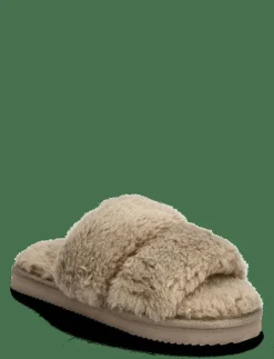 Kvinnor Hunkemöller Tofflor|LAUREN FAKE FUR SLIDE - Inneskor