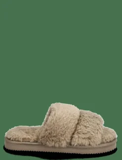 Kvinnor Hunkemöller Tofflor|LAUREN FAKE FUR SLIDE - Inneskor