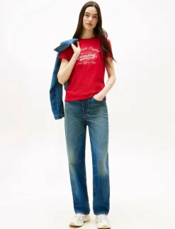 Tommy Jeans LAYLA HR SLIM STR CBF CI2037 - Straight jeans|Kvinnor Denimkläder|Jeans