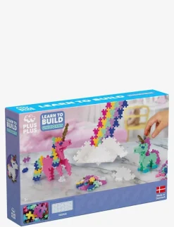 Plus-Plus Learn to Build Unicorns - Byggsats|Barn Klossar & Byggsatser