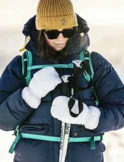 Kvinnor Hestra Accessoarer|Handskar|Leather Box - mitt - Tumvantar