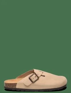 Barn Mango Clogs|Leather clogs with buckle - Clogs