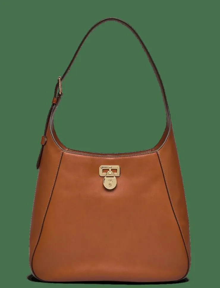 Lauren Ralph Lauren Leather Large Tanner Shoulder Bag - Handväskor|Kvinnor Handväskor