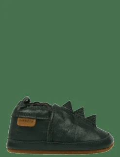 Barn mikk-line Inneskor|Leather Slipper Dino - Inneskor