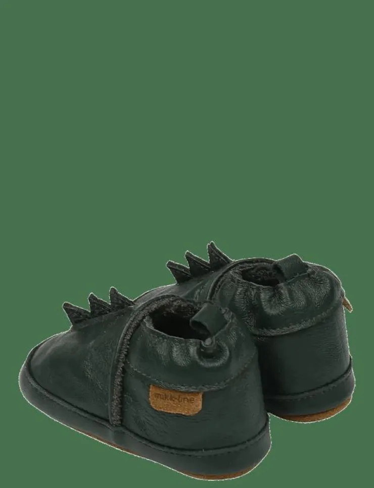 Barn mikk-line Inneskor|Leather Slipper Dino - Inneskor
