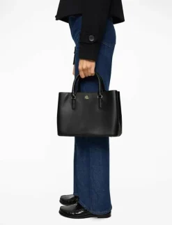 Lauren Ralph Lauren Leather Small Marcy Satchel - Axelremsväskor|Kvinnor Axelremsväskor