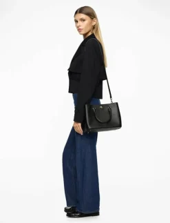 Lauren Ralph Lauren Leather Small Marcy Satchel - Axelremsväskor|Kvinnor Axelremsväskor