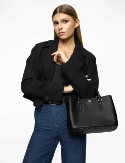 Lauren Ralph Lauren Leather Small Marcy Satchel - Axelremsväskor|Kvinnor Axelremsväskor